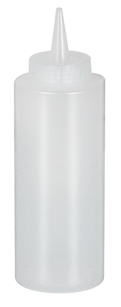 Clear Squeeze Dispenser Bottle 12 oz