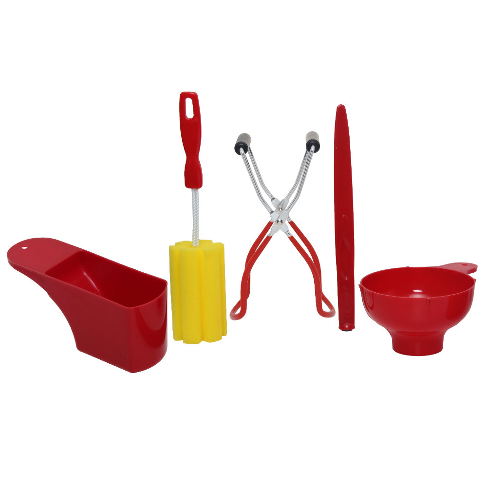 5-Piece Home Canning Kit with 2-Cup Measuring Scoop